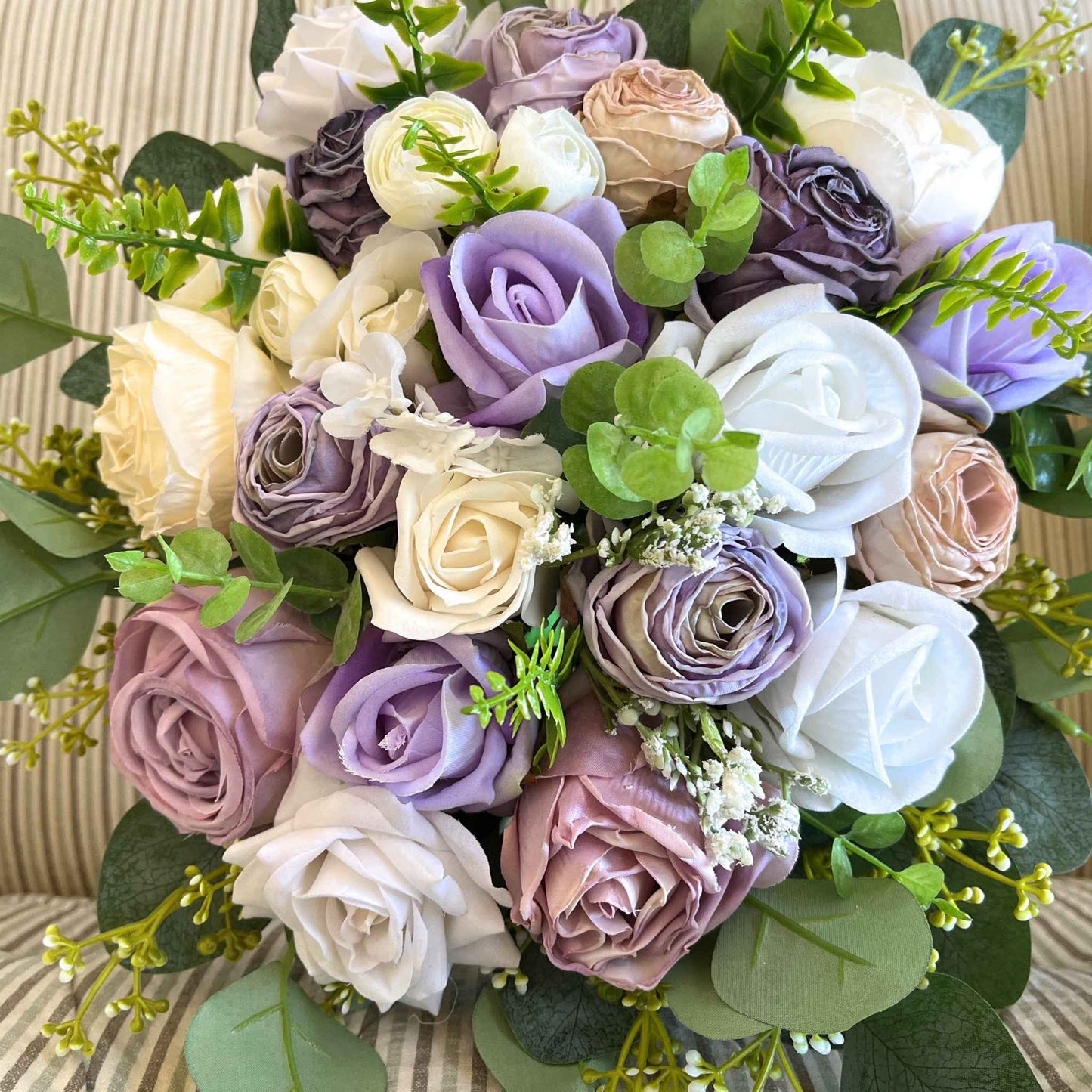 Enchanting Light Purple Bridal Bouquet Wedding Flower Bouquet Artificial Bridal Bouquet