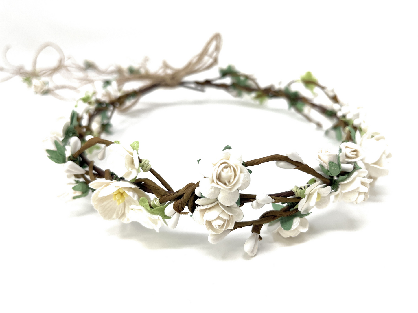 Bridal Flower Crown Wedding Floral Headband Women Headpiece